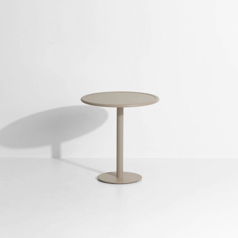 Table bistrot ronde ⌀70 cm WEEK-END, dune