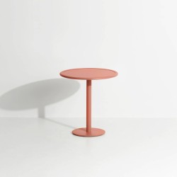 Table bistrot ronde ⌀70 cm WEEK-END, corail