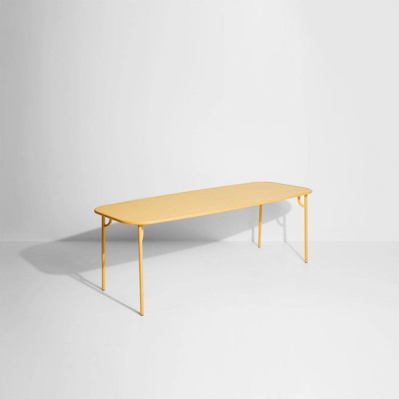 Table large à lattes WEEK-END, safran