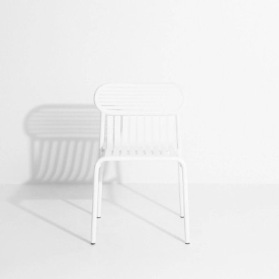 Chaise de jardin empilable WEEK-END, blanc
