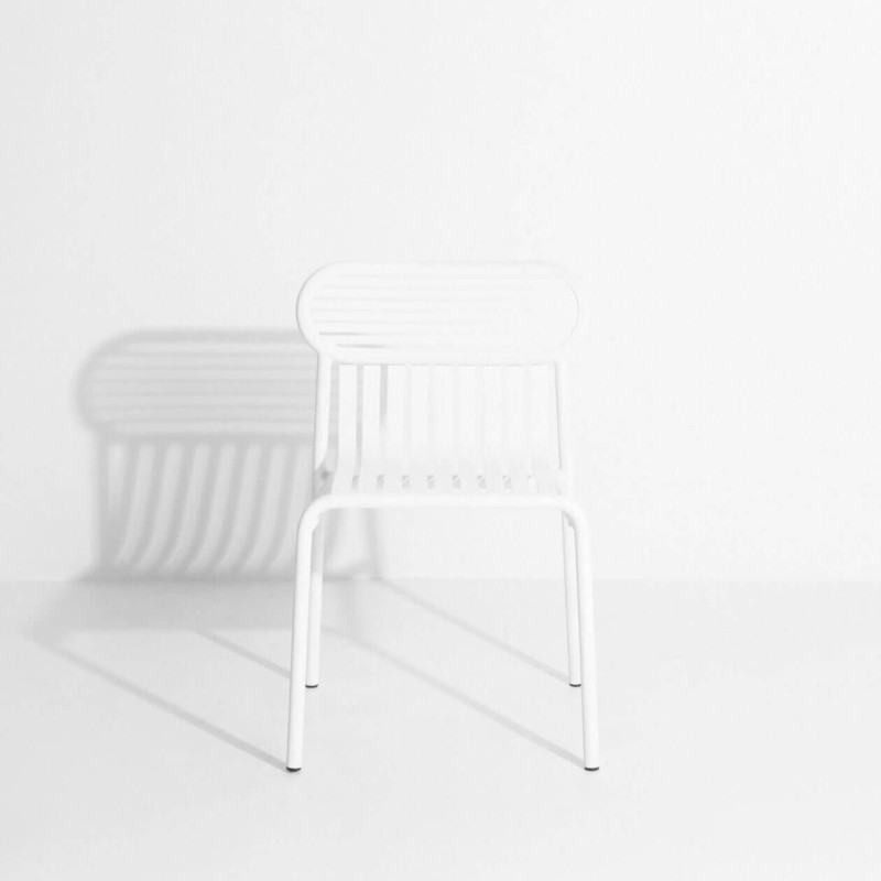 Chaise de jardin empilable WEEK-END, blanc