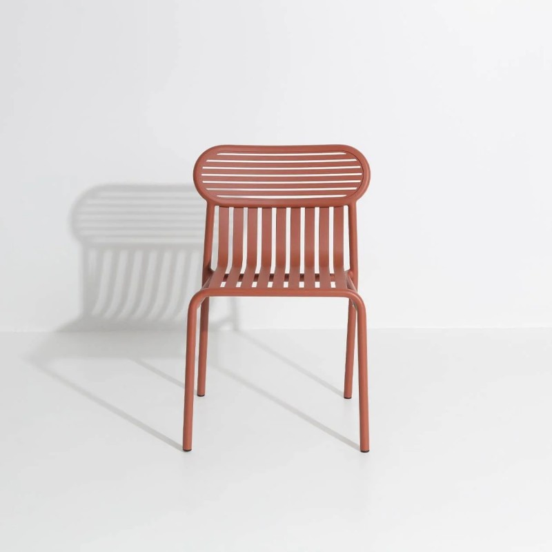Chaise de jardin empilable WEEK-END, terracotta