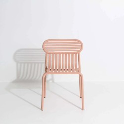 Chaise de jardin empilable WEEK-END, blush