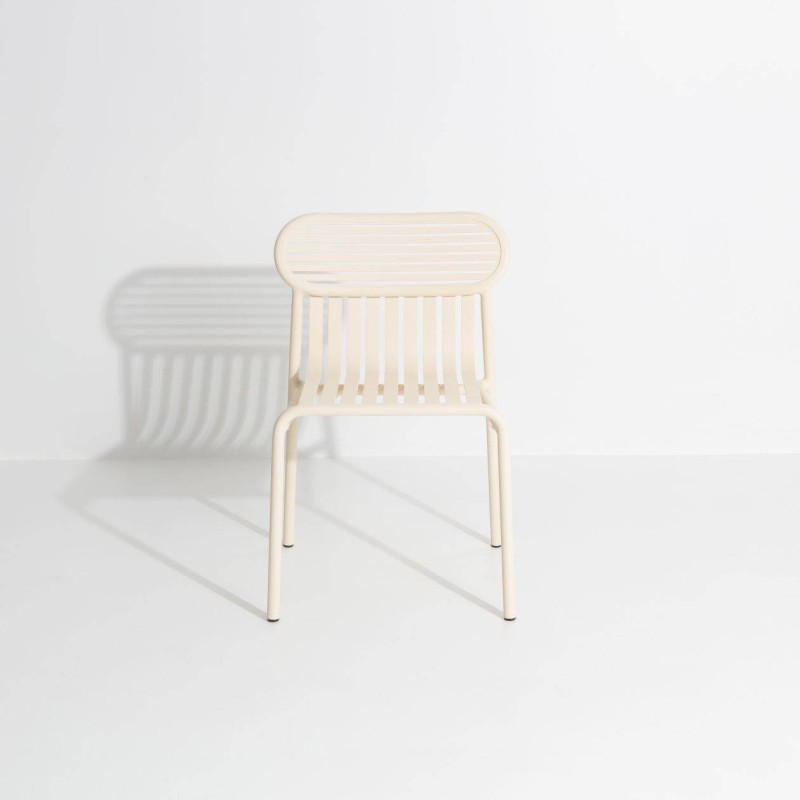 Chaise de jardin empilable WEEK-END, ivoire
