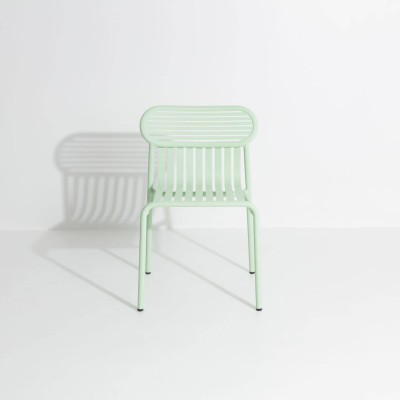 Chaise de jardin empilable WEEK-END, vert pastel