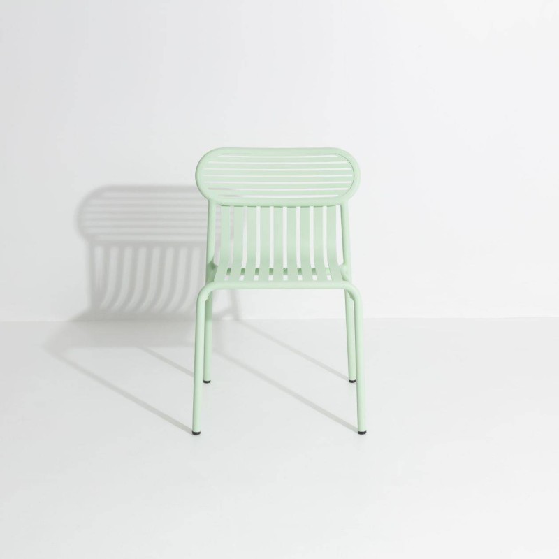 Chaise de jardin empilable WEEK-END, vert pastel