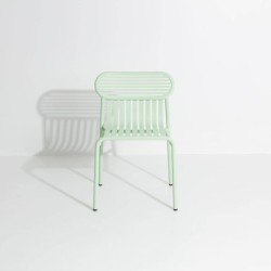 Chaise de jardin empilable WEEK-END, vert pastel