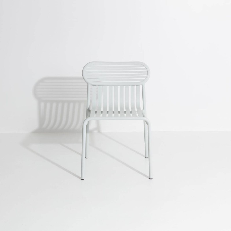 Chaise de jardin empilable WEEK-END, gris perle