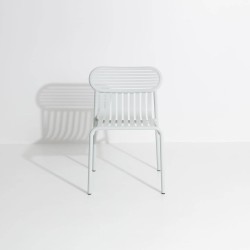 Chaise de jardin empilable WEEK-END, gris perle