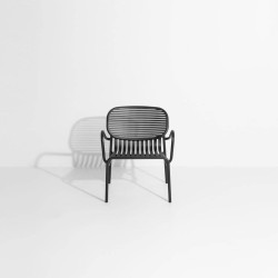 Fauteuil de jardin empilable WEEK-END, noir