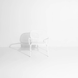 Fauteuil de jardin empilable WEEK-END, blanc