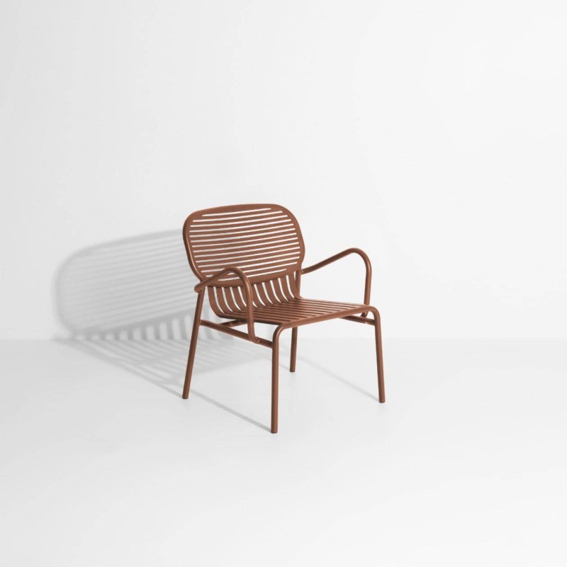 Fauteuil de jardin empilable WEEK-END, terracotta