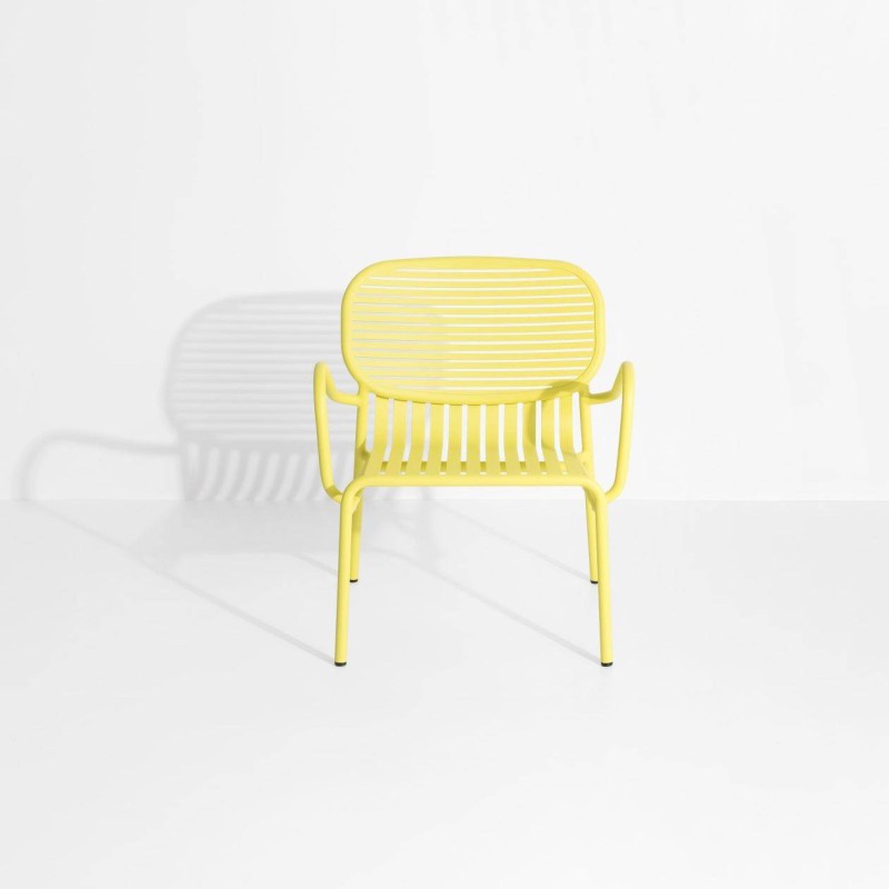 Fauteuil de jardin empilable WEEK-END, jaune