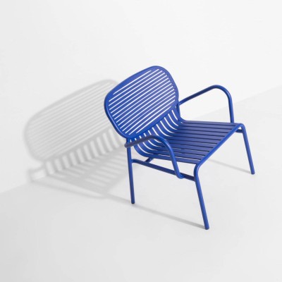 Fauteuil de jardin empilable WEEK-END, bleu