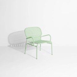 Fauteuil de jardin empilable WEEK-END, vert pastel