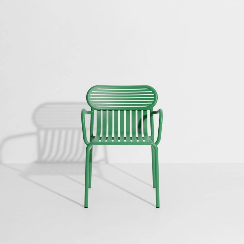Chaise de jardin avec accoudoirs WEEK-END, vert menthe