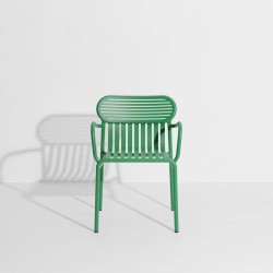 Chaise de jardin avec accoudoirs WEEK-END, vert menthe