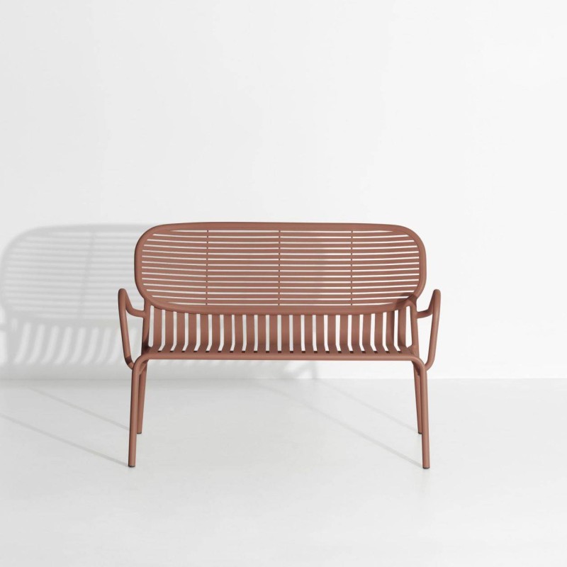 Canapé sofa double WEEK-END, terracotta