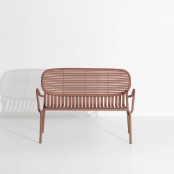 Canapé sofa double WEEK-END, terracotta