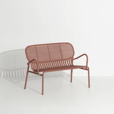 Canapé sofa double WEEK-END, terracotta