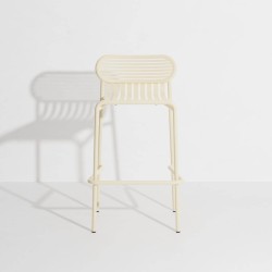 Tabouret de bar WEEK-END, ivoire