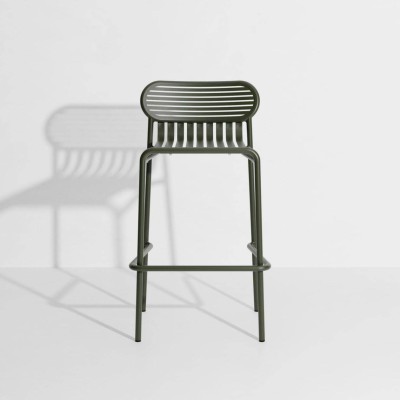 Tabouret de bar WEEK-END, vert bouteille