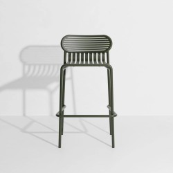 Tabouret de bar WEEK-END, vert bouteille