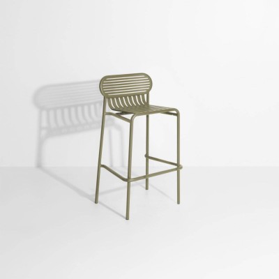 Tabouret de bar WEEK-END, vert jade