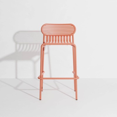 Tabouret de bar WEEK-END, corail