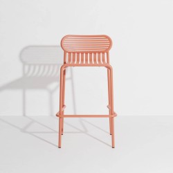 Tabouret de bar WEEK-END, corail