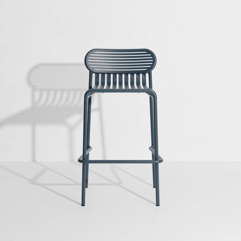 Tabouret de bar WEEK-END, gris bleu