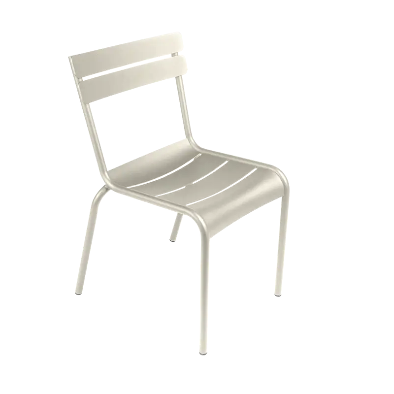 Chaise de jardin empilable LUXEMBOURG, gris argile