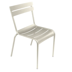 Chaise de jardin empilable LUXEMBOURG, gris argile