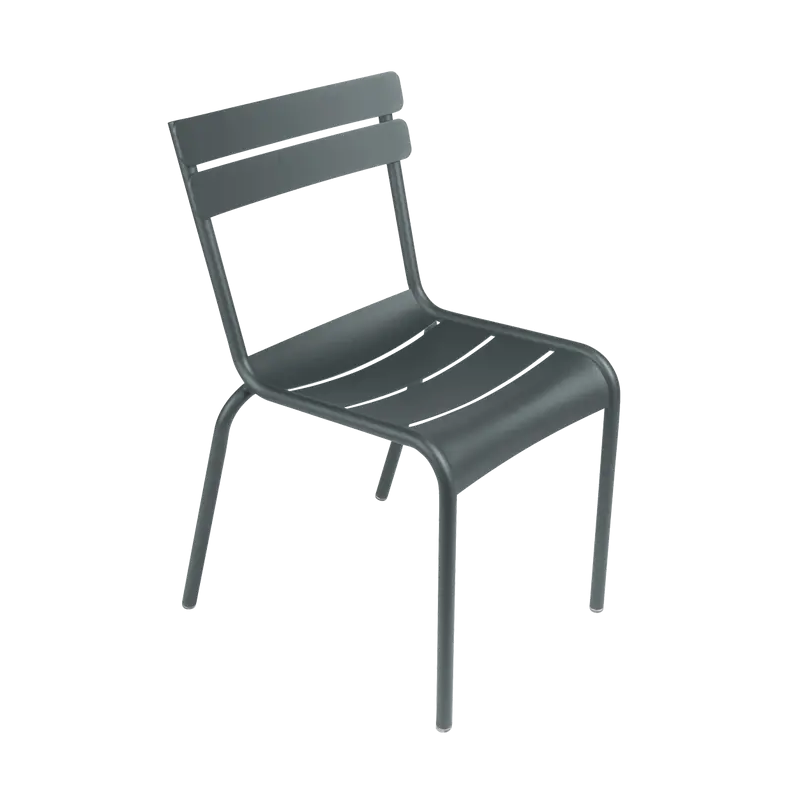 Chaise de jardin empilable LUXEMBOURG, gris orage