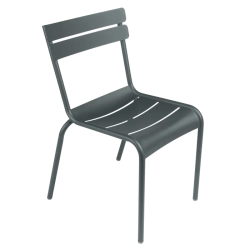 Chaise de jardin empilable LUXEMBOURG, gris orage