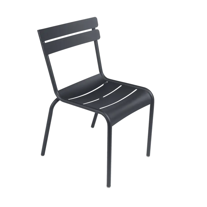 Chaise de jardin empilable LUXEMBOURG, carbone