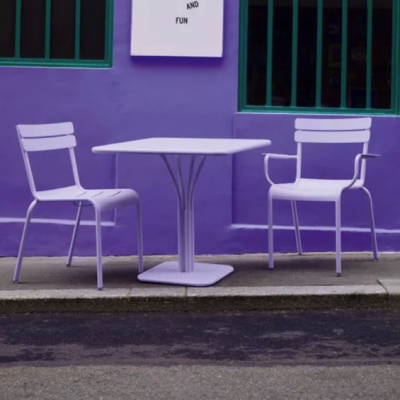 Chaise de jardin empilable LUXEMBOURG, vert cèdre