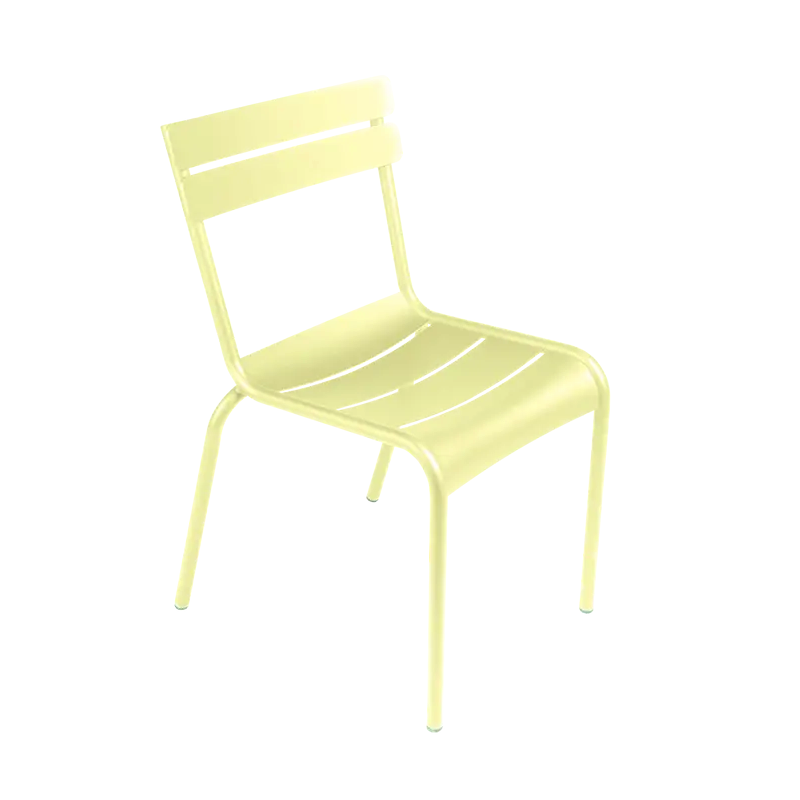 Chaise de jardin empilable LUXEMBOURG, citron givré