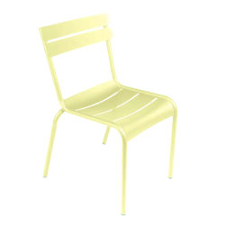 Chaise de jardin empilable LUXEMBOURG, citron givré