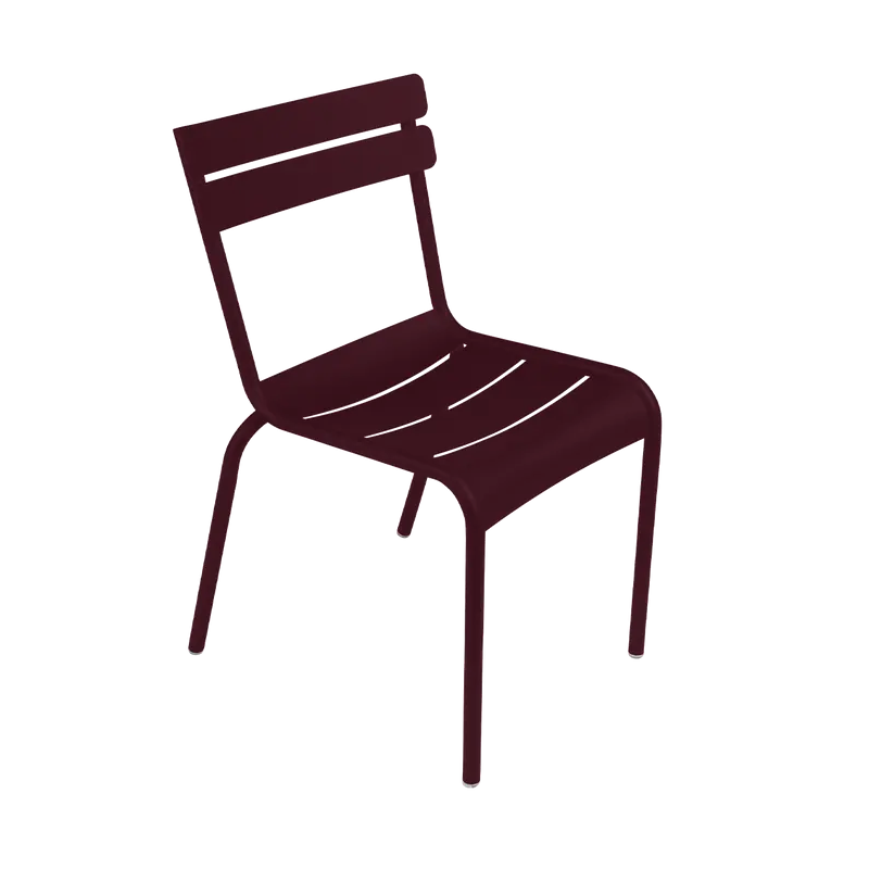 Chaise de jardin empilable LUXEMBOURG, cerise noire