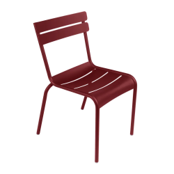 Chaise de jardin empilable LUXEMBOURG, piment