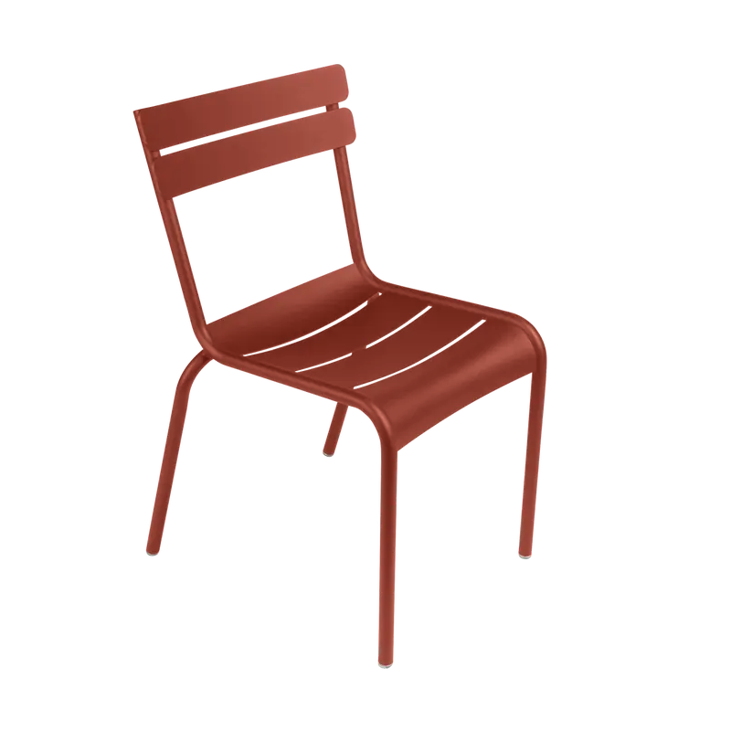 Chaise de jardin empilable LUXEMBOURG, ocre rouge