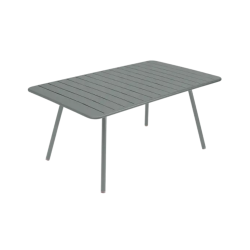 Table de jardin 165 X 100 cm LUXEMBOURG, gris lapilli