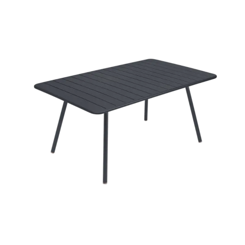 Table de jardin 165 X 100 cm LUXEMBOURG, carbone