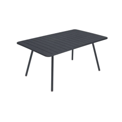 Table de jardin 165 X 100 cm LUXEMBOURG, carbone