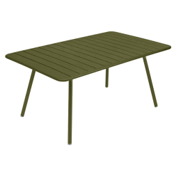 Table de jardin 165 X 100 cm LUXEMBOURG, pesto