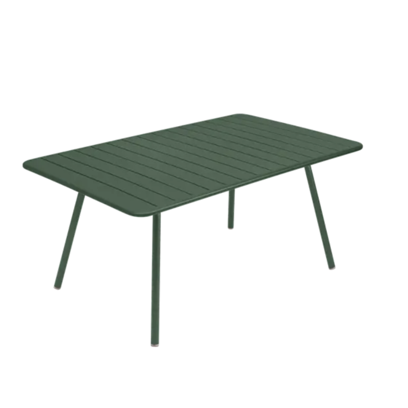 Table de jardin 165 X 100 cm LUXEMBOURG, vert cèdre