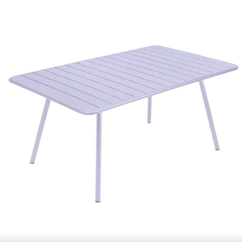 Table de jardin 165 X 100 cm LUXEMBOURG, guimauve