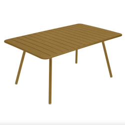 Table de jardin 165 X 100 cm LUXEMBOURG, pain d’épices