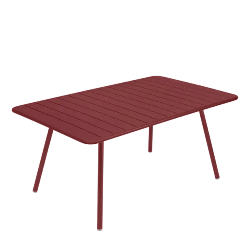 Table de jardin 165 X 100 cm LUXEMBOURG, piment